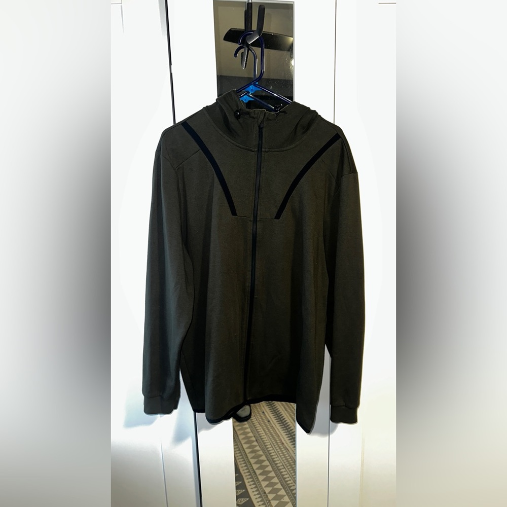 Dark Green Zipper Jacket